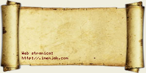 Hana Janković vizit kartica